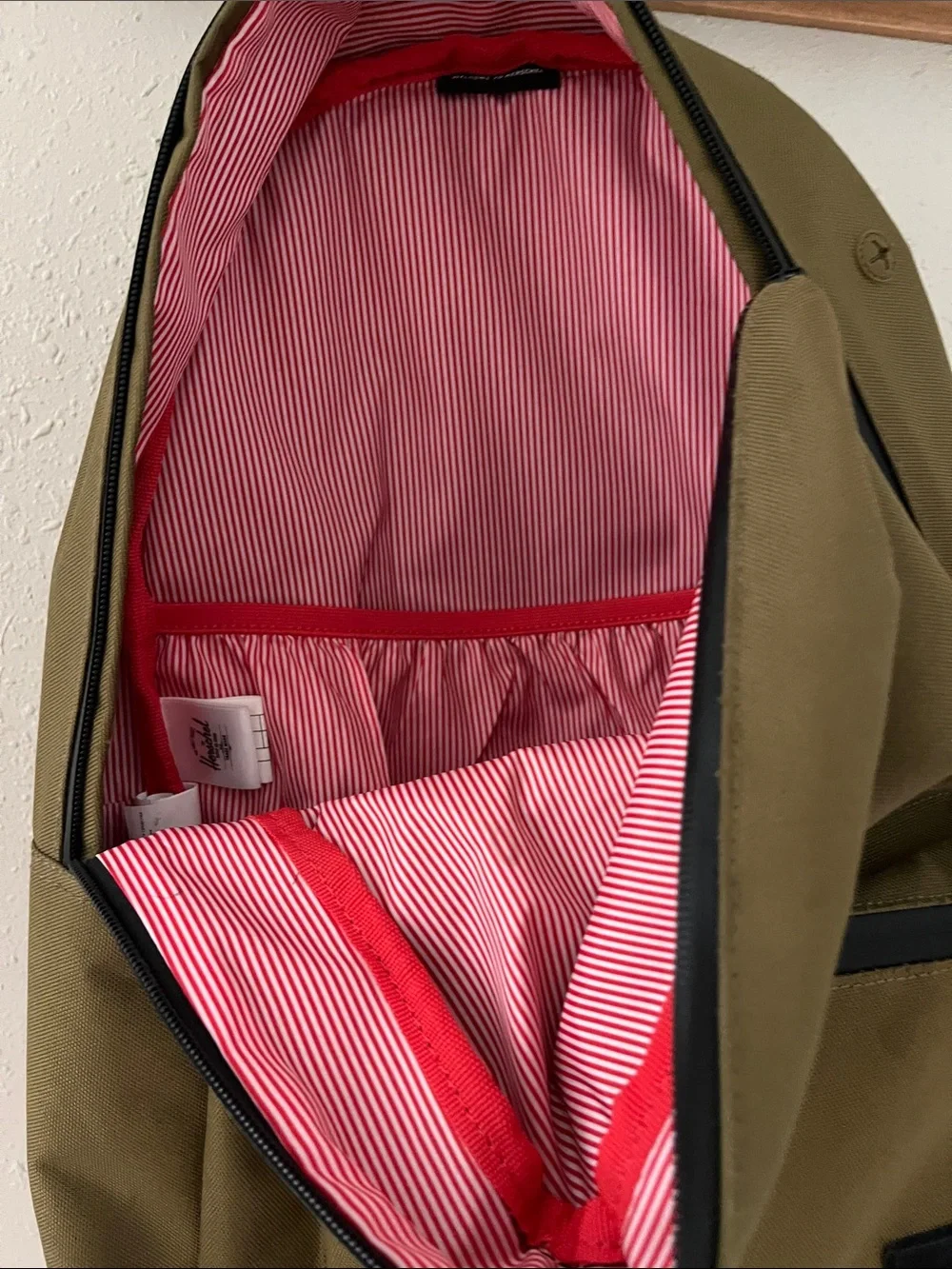 Hershel Olive Green Backpack